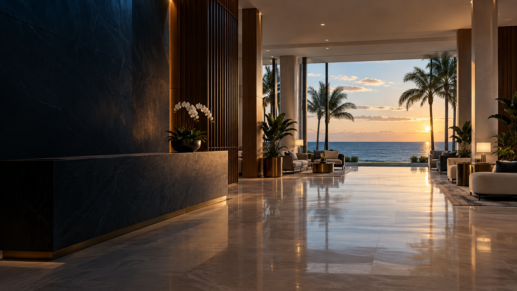 Luxury condominium interior